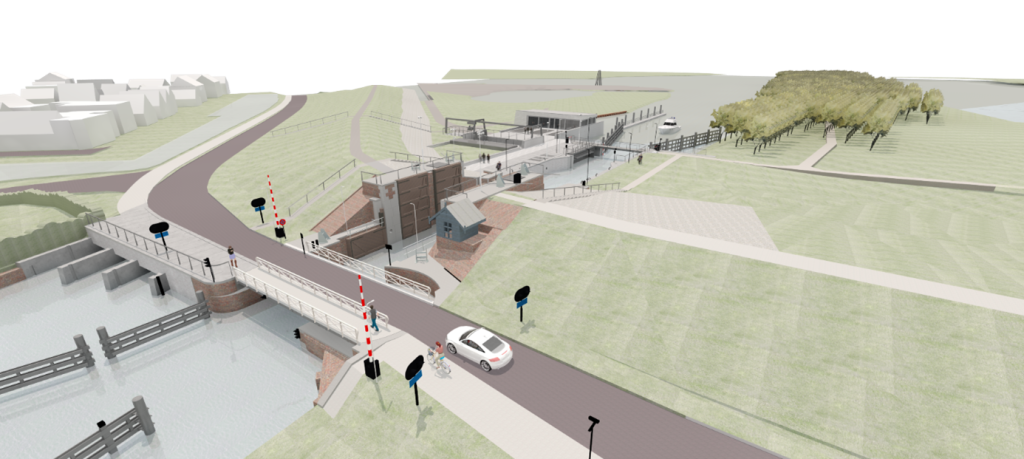 Gemaal en Hunsingosluis - ontwerptekeningen (datum 1 mei 2022)