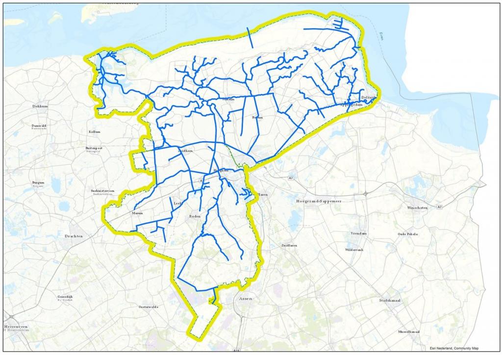 Boezemkanalen beheergebied Noorderzijlvest